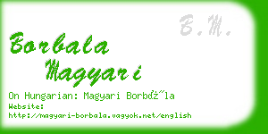 borbala magyari business card